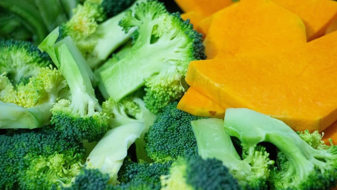 Broccoli sweet potato mix