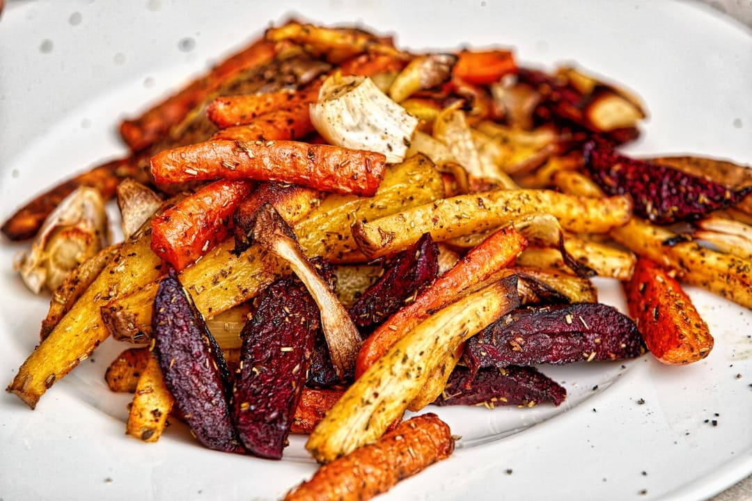 Herb roasted carrots
