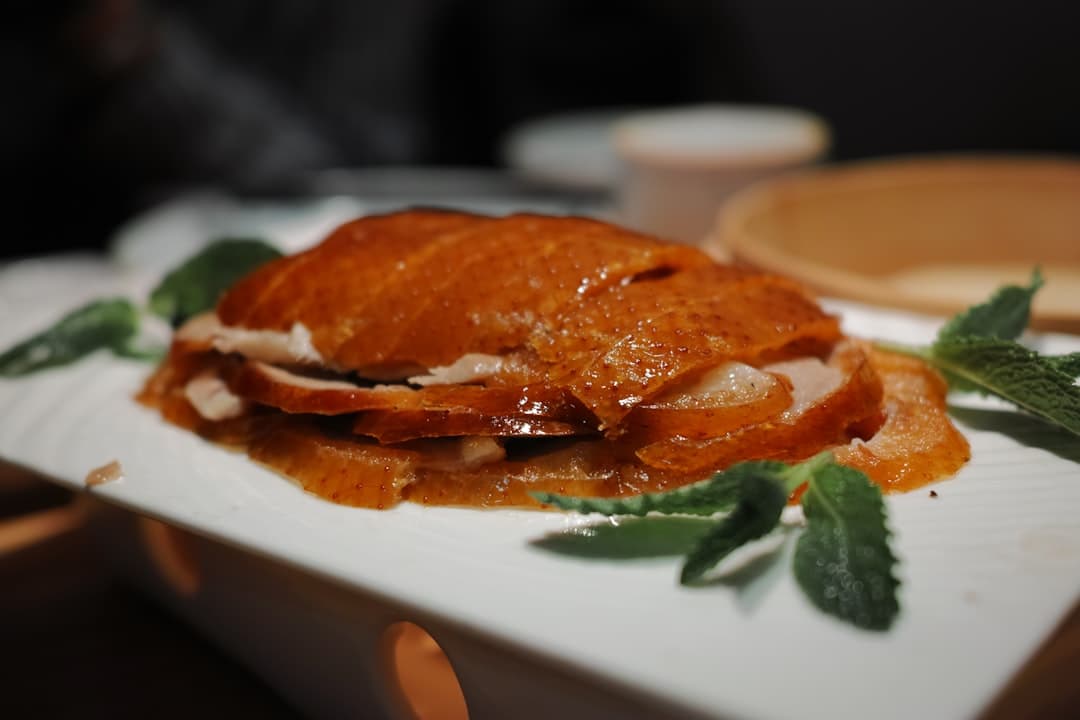 Roasted duck