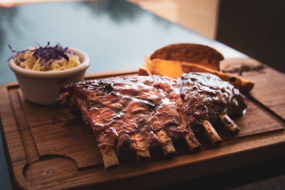 Smoked bbq ribs