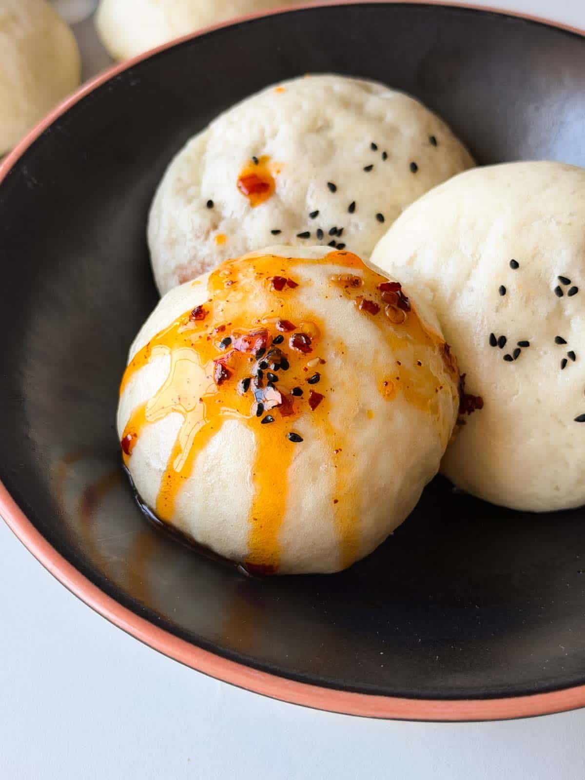 Sweet soy pork bao buns
