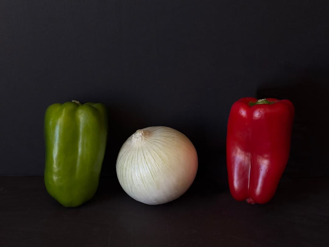 Peppers and onions.